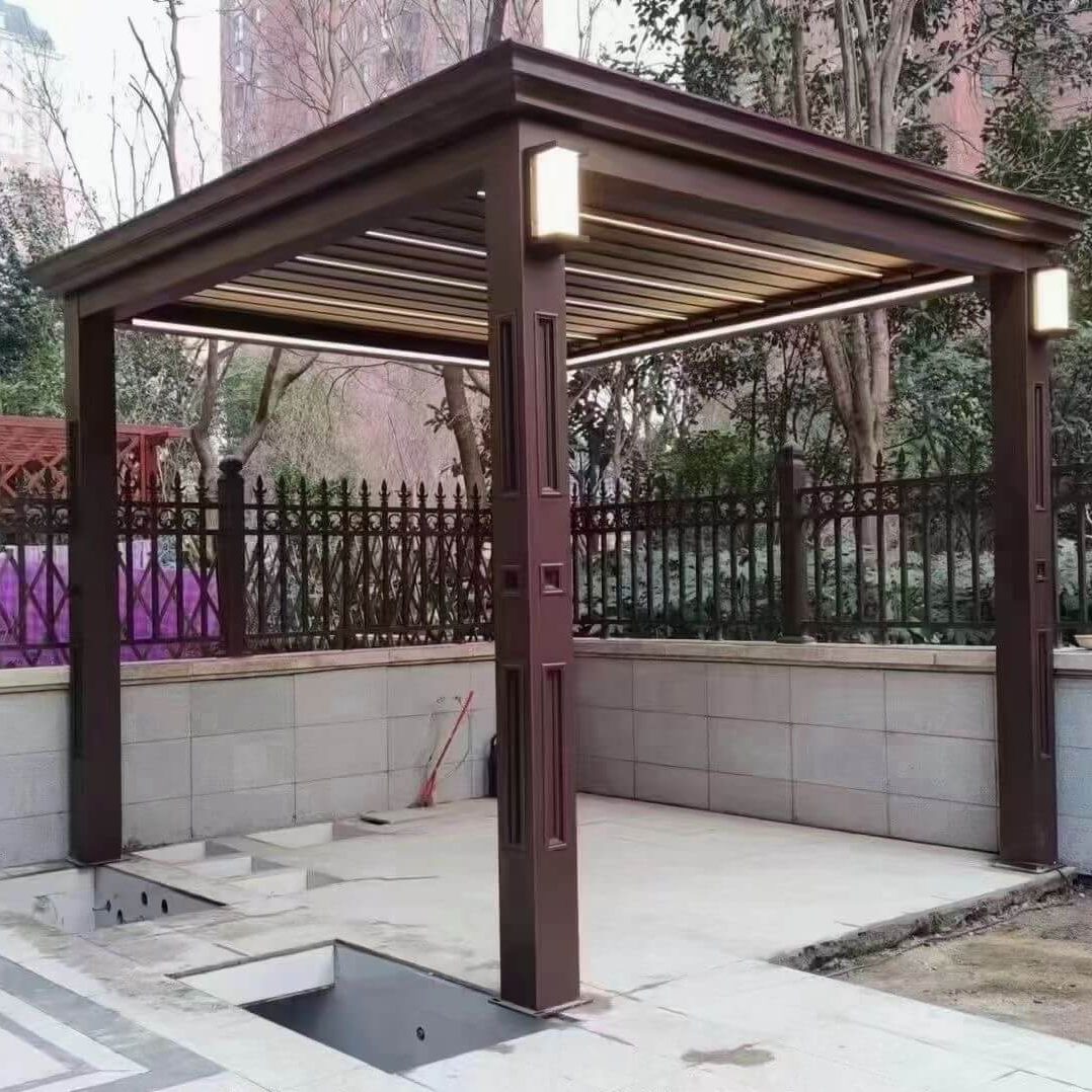 ​Electric Remote Control Extension Toit Plat Pergola